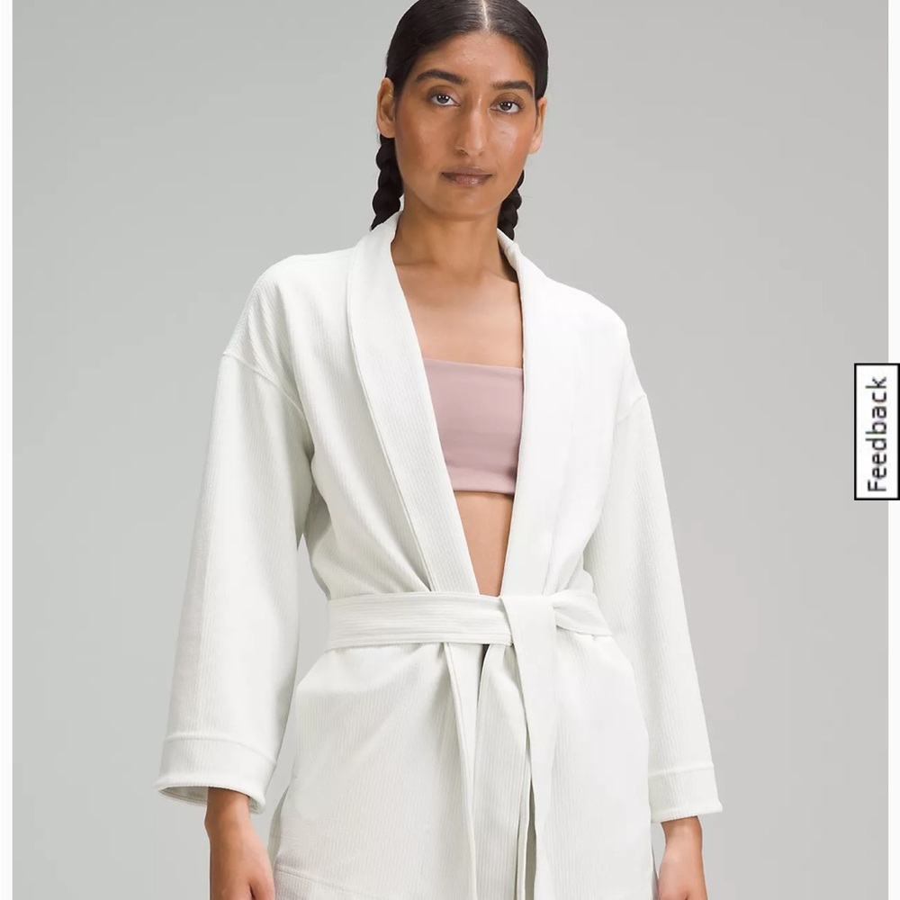 Lululemon Ribbed Softstreme Belted Wrap Size 8 New without tags